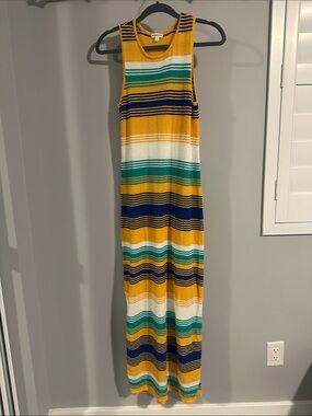Minnie Rose Striped Maxi